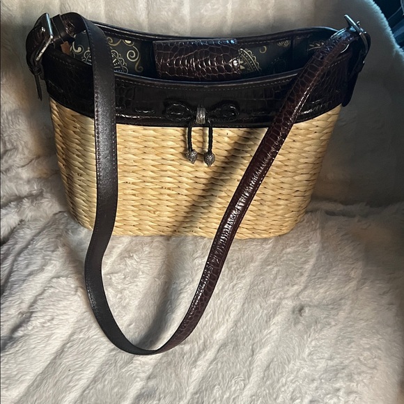 Handbags - Brighton Elegant Brown and Tan Woven Women's Bag
